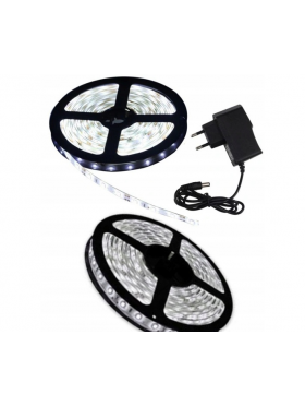 Zestaw Taśma LED  5m 5050-12V-N 4000K