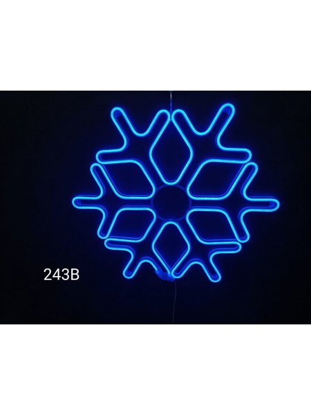 Neon śnieżka lampka świąteczna 243B-LED