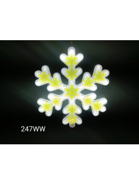 LED Śnieżynka 37 cm