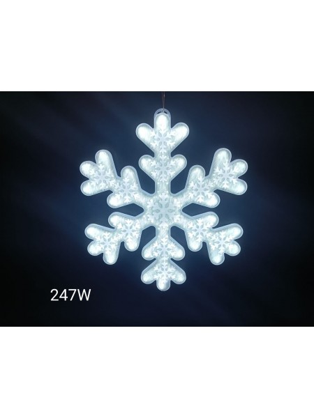 LED Śnieżynka 37 cm