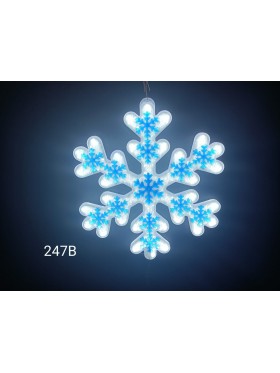 LED Śnieżynka 37 cm