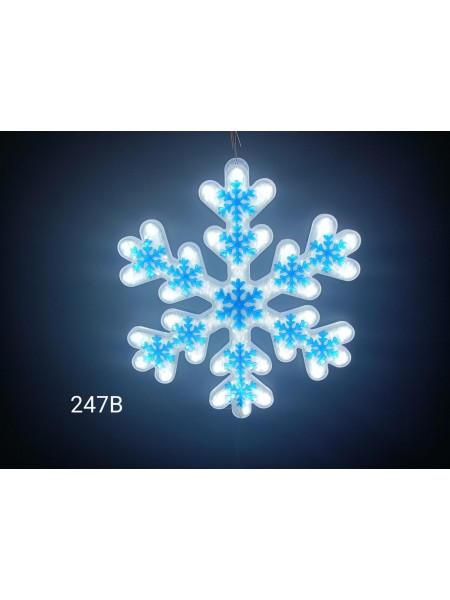 LED Śnieżynka 37 cm