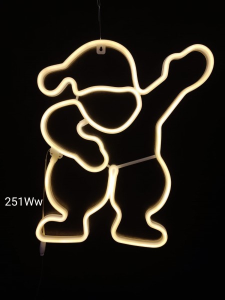Mikołaj Świąteczny Neon 251WW-LED