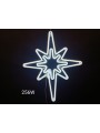 Gwiazdka polarna neon, zimna biel