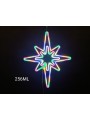 Gwiazdka polarna neon, multikolor