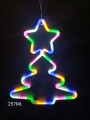 Choinka neon 2D, multikolor