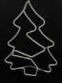 Choinka neon 2D, zielona, h60 cm