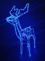 Renifer świąteczna ozdoba LED, ruchoma głowa, 11m