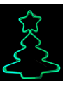 Choinka neon 2D, zielona