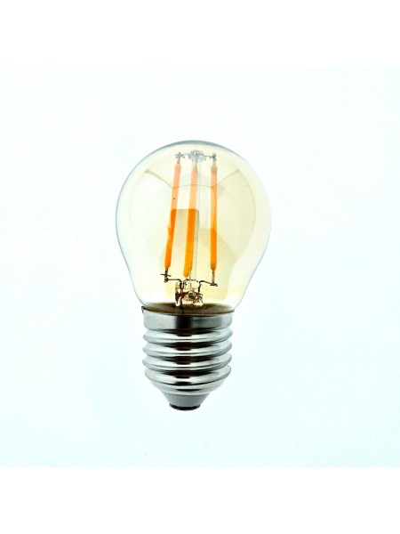 Żarówka filamentowa G45 4W E27 Amber