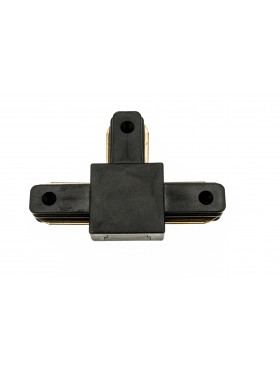 Łącznik jednofazowy do szyno-przewodów potrójny czarny