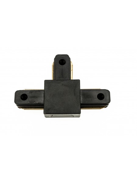 Łącznik jednofazowy do szyno-przewodów potrójny czarny