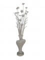 Aluminiowa lampa podłogowa, wazon 150cm