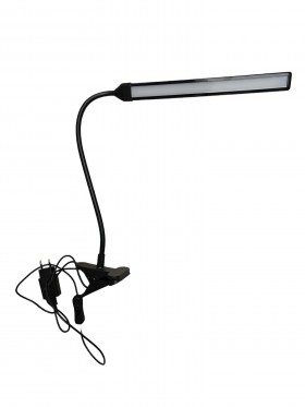 Lampka z klipsem, czarna