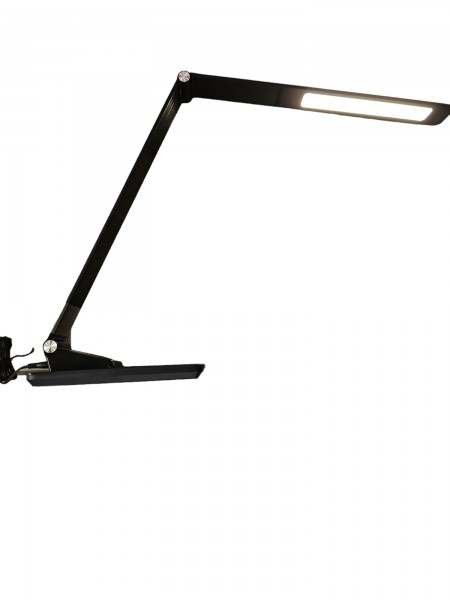 Lampka na biurko z ładowarką indukcyjną, czarna
