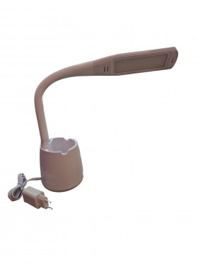 Lampka na biurko z organizerem, biała