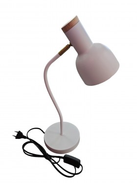 Lampka na biurko retro biała
