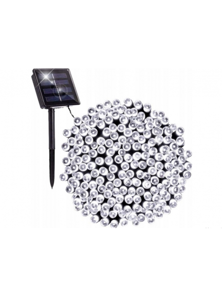 Lampki choinkowe solarne 200 led, 20 metrów