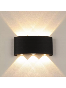 Kinkiet elewacyjny 6-cio punktowy, 6W 3000K