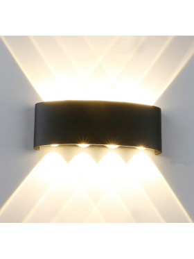 Kinkiet elewacyjny 8-mio punktowy, 8W 3000K