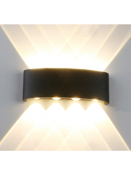 Kinkiet elewacyjny 8-mio punktowy, 8W 3000K