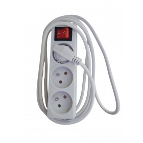 Przedłużacz listwowy 3 punktowy, 3 m