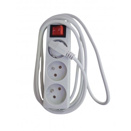 Przedłużacz listwowy 3 punktowy, 3 m