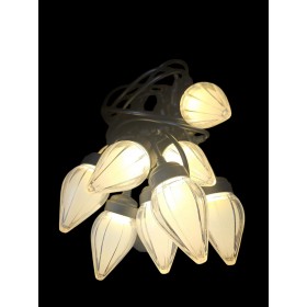 Girlanda świetlna LED – 5 m, 10 "kropel", IP44, 230V