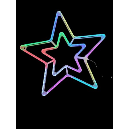 Gwiazda LED RGB 57 cm