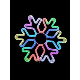 Śnieżynka LED RGB 40 cm