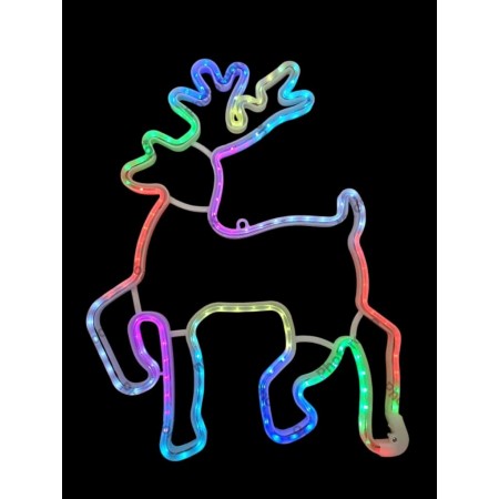 Renifer LED RGB 40 cm