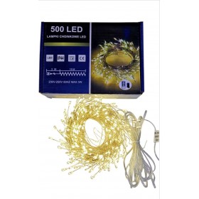 Lamki choinkowe "kolczatki", 500 led, ciepła biel