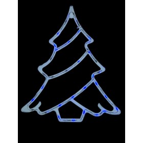 Choinka Led, niebieska, 2D