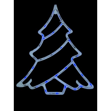 Choinka Led, niebieska, 2D