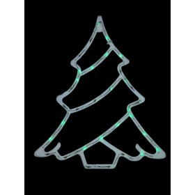 Choinka Led, zielona, 2D