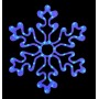 Dekoracja LED płatek śniegu, niebieski