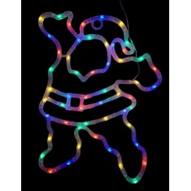 Dekoracja LED mikołaj, multikolor