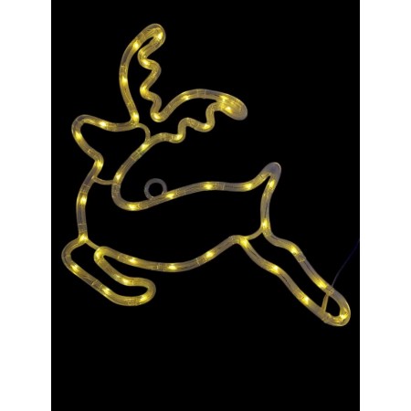 Dekoracja LED, renifer, ciepła biel