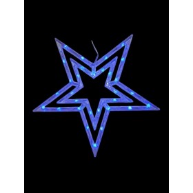 Gwiazda led, niebieska