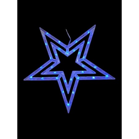 Gwiazda led, niebieska