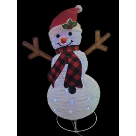 Świecący bałwan LED, 90 cm, 230V