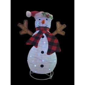 Świecący bałwan LED, 60 cm, 230V