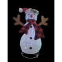 Świecący bałwan LED, 60 cm, 230V