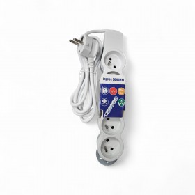 Przedłużacz elektryczny 5 gniazd, 2.4 m, 3680W, 230V