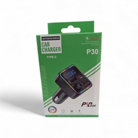 Transmiter FM Bluetooth z ładowaniem USB i USB-C