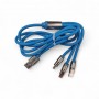 Kabel USB 3w1 – szybkie ładowanie 120W, 6A