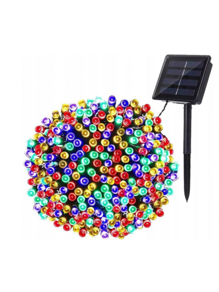 Lampki solarne, 30m/300LED multikolor