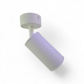 Lampa sufitowa punktowa GU10 – biała, regulowana