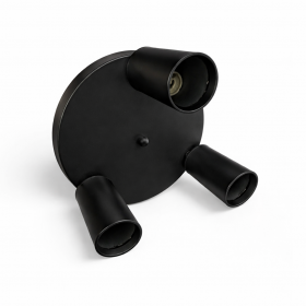 Lampa sufitowa czarna 3-punktowa GU10
