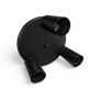 Lampa sufitowa czarna 3-punktowa GU10